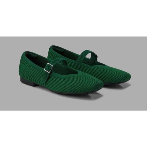 SOLD NWOB VIVAIA Square Toe Mary Jane (Margot Mary-Jane) Slip On Green | US 7 - Picture 11 of 13